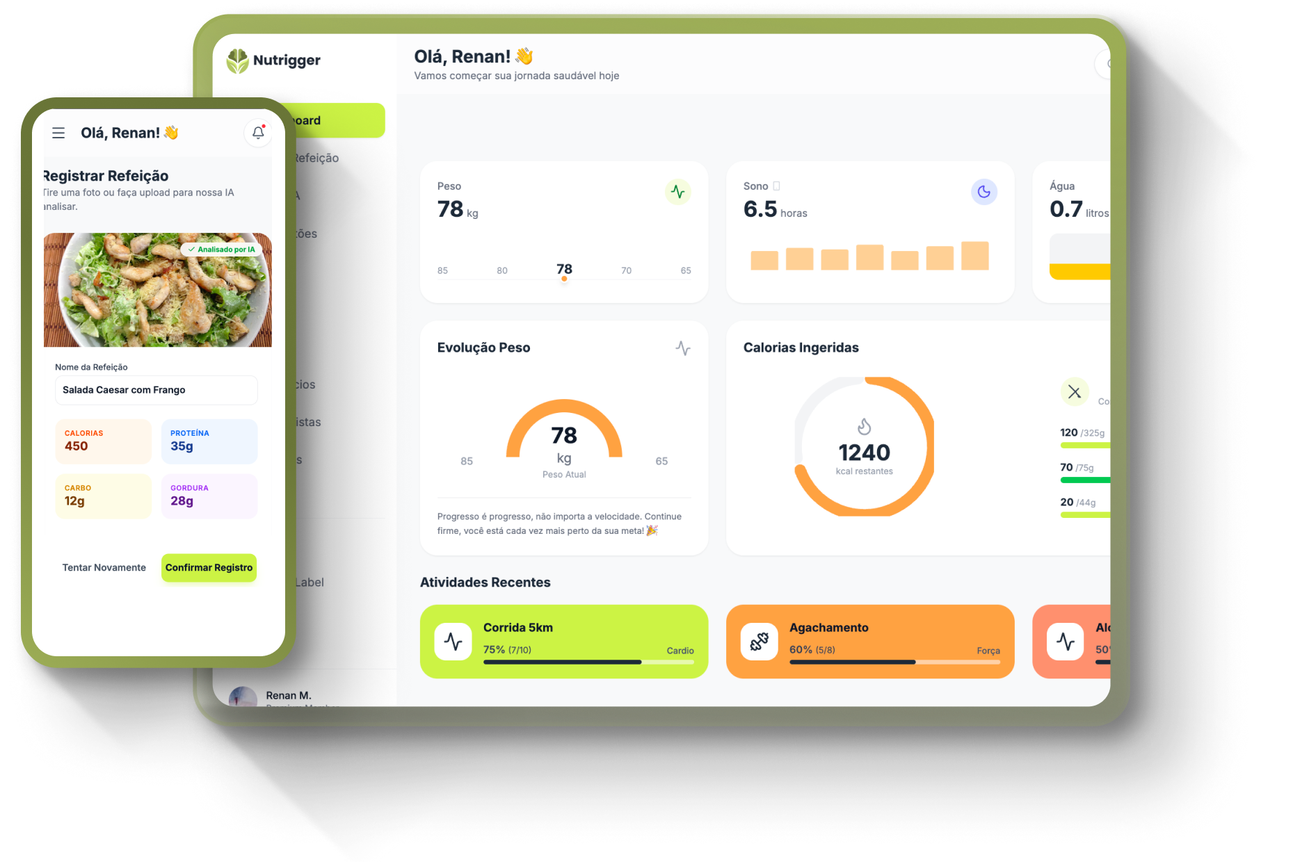 Nutrigger Dashboard